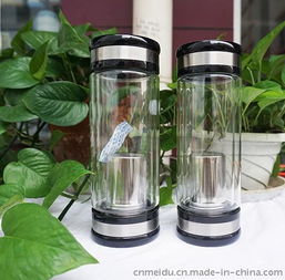 永康市美莱五金制品厂 供应批发350ml水晶双层玻璃杯，真空隔热，厂家直销支持定制logo